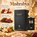 Mashrabya – Lattafa – notes olfactives avec flacon et boîte