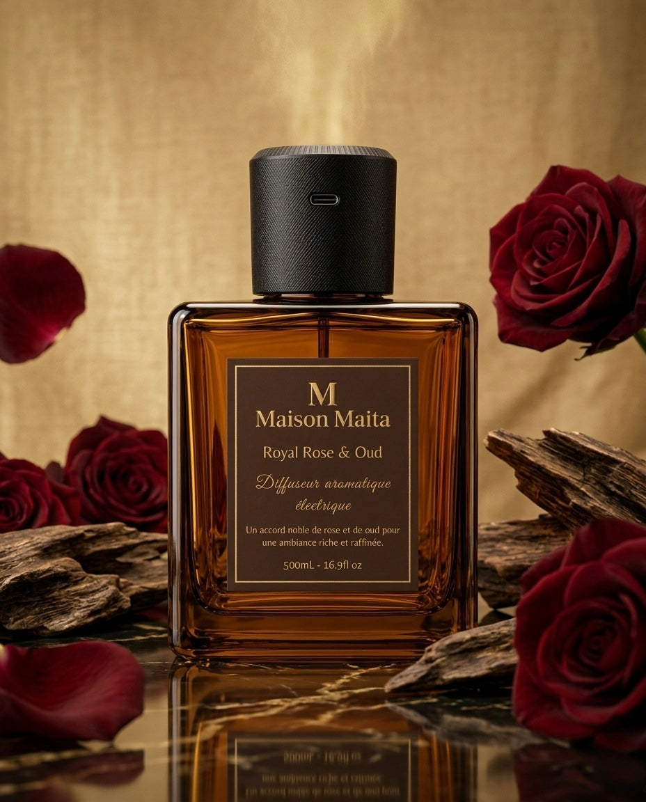 Royal Rose & Oud - Diffuseur Aromatique  Électrique 500mL