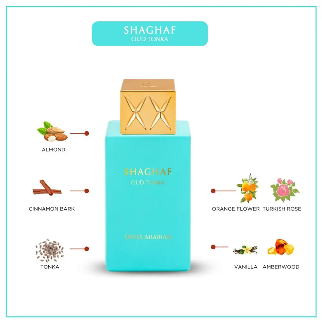 Shaghaf Oud Tonka - Swiss Arabian EDP | Parfum de Dubai