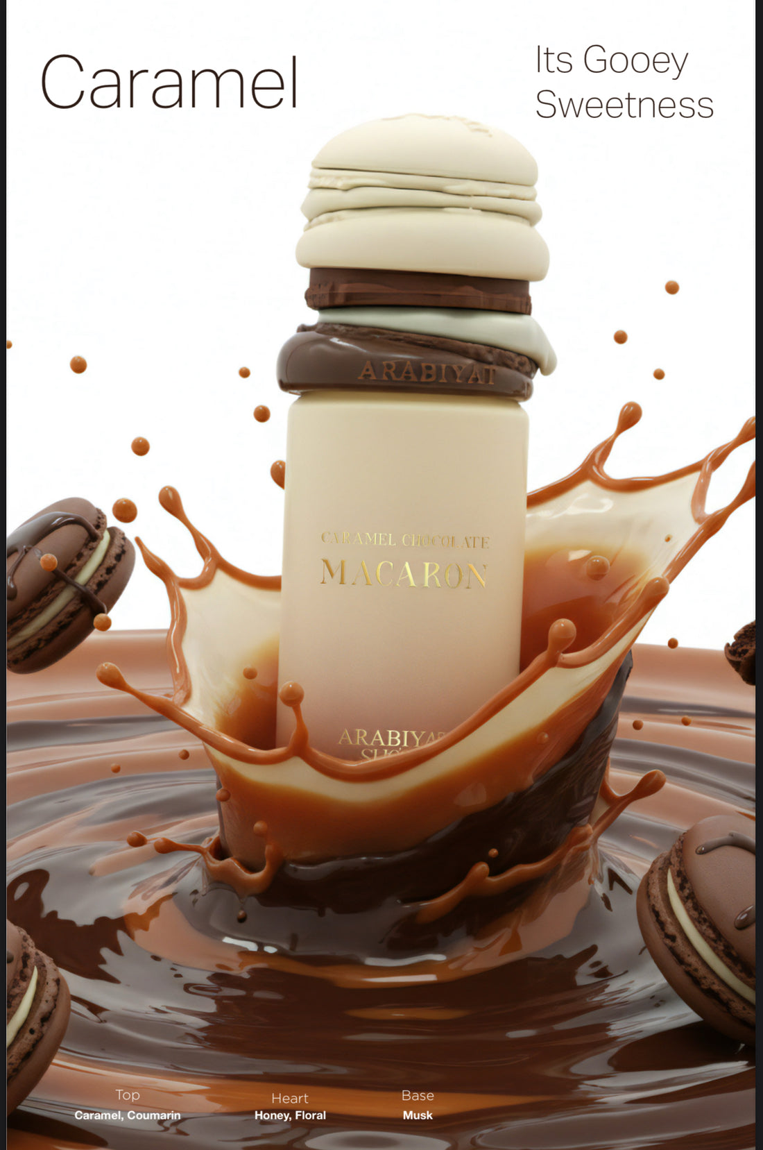 Caramel Chocolate Macaron - Arabiyat Sugar Collection