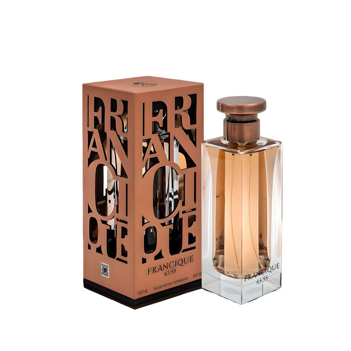 Francique 63.55 – Fragrance World – vraie photo boîte et flacon 100 ml