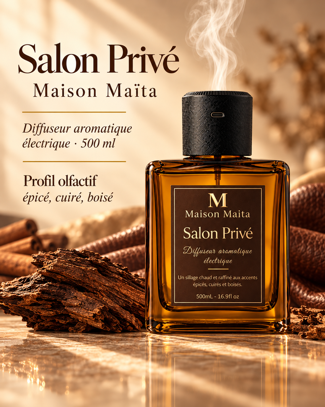 Salon Privé — Diffuseur Aromatique Électrique — notes olfactives