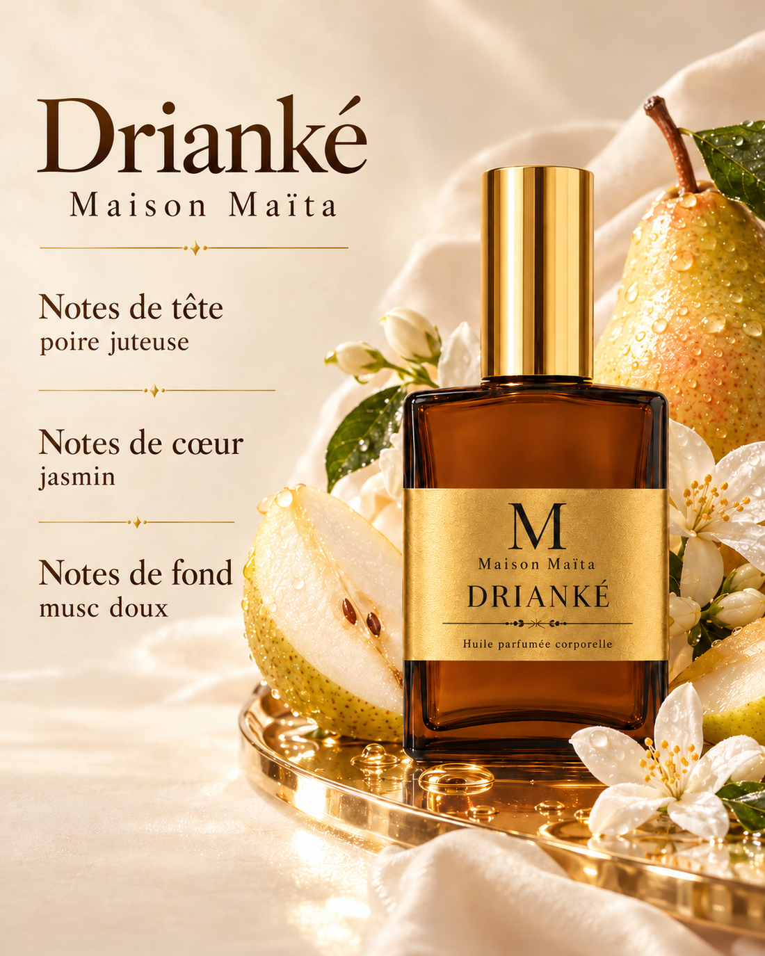 Drianké - 50 ml — notes olfactives — Maison Maïta