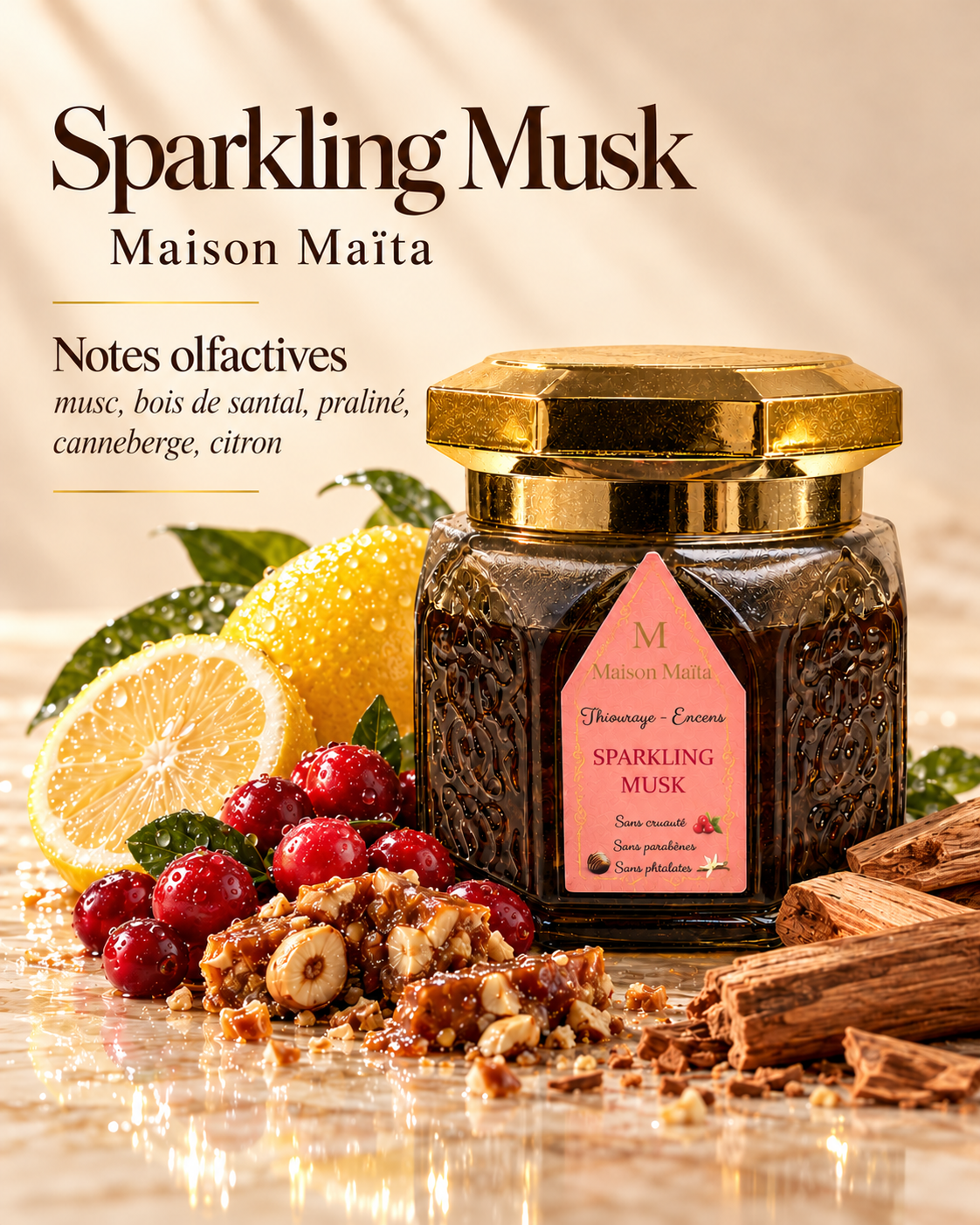 Sparkling Musk – Thiouraye / Encens | Maison Maïta — notes olfactives