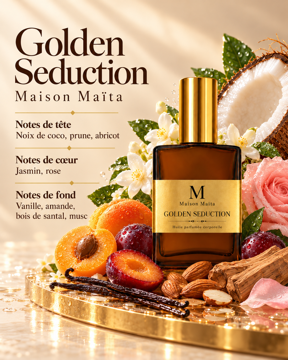 Golden Seduction — notes de tête, de cœur et de fond