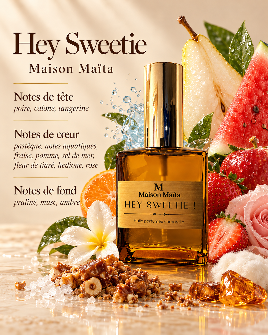 Hey Sweetie - 50 ml — notes olfactives — Maison Maïta