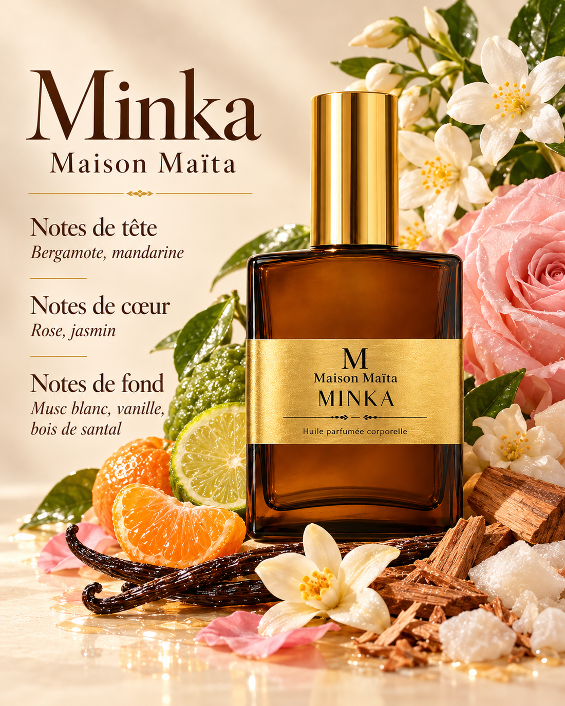 Minka - 50 ml — notes olfactives — Maison Maïta