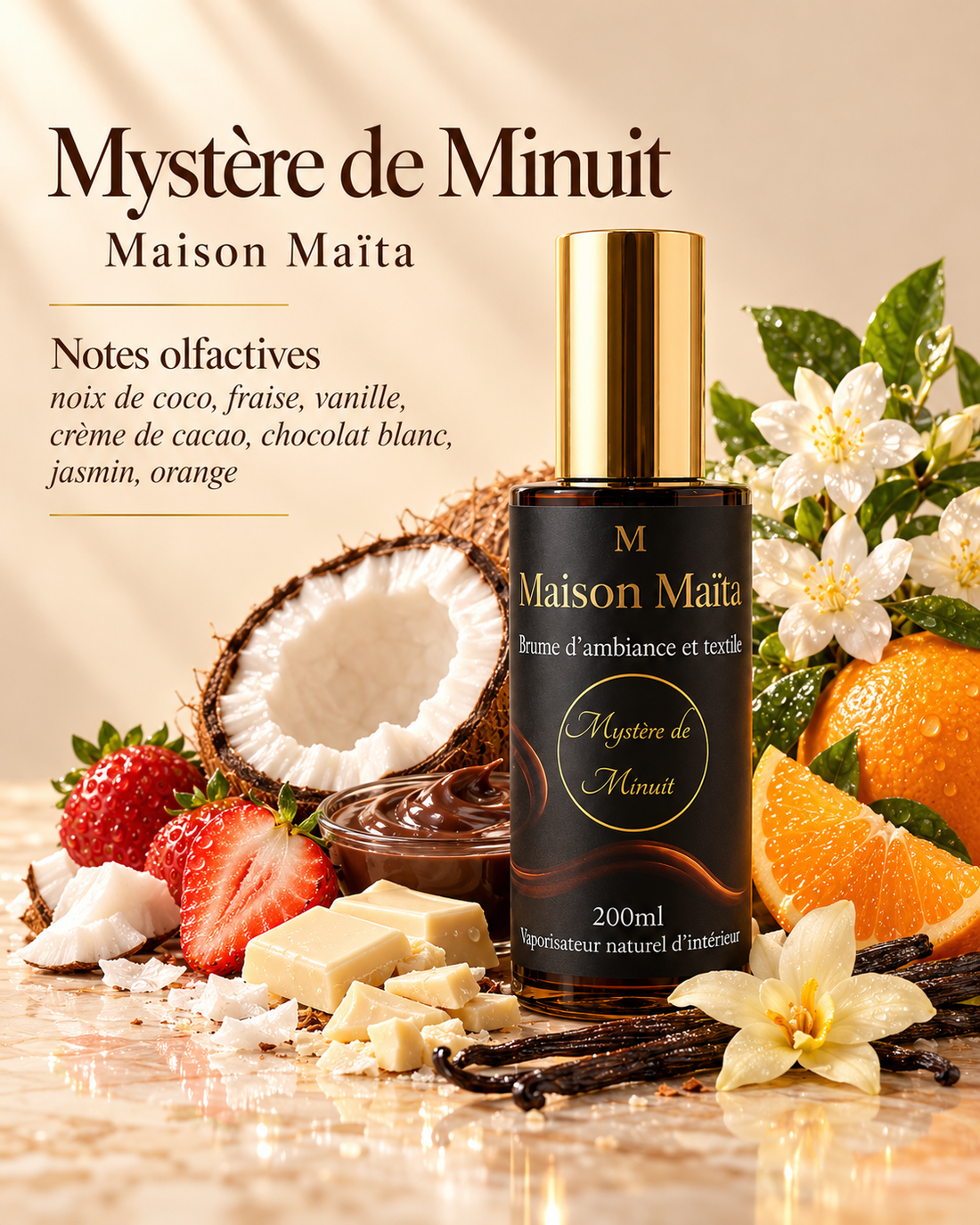 Mystere de Minuit - Brume d’ambiance - Room and Linen Spray — notes olfactives