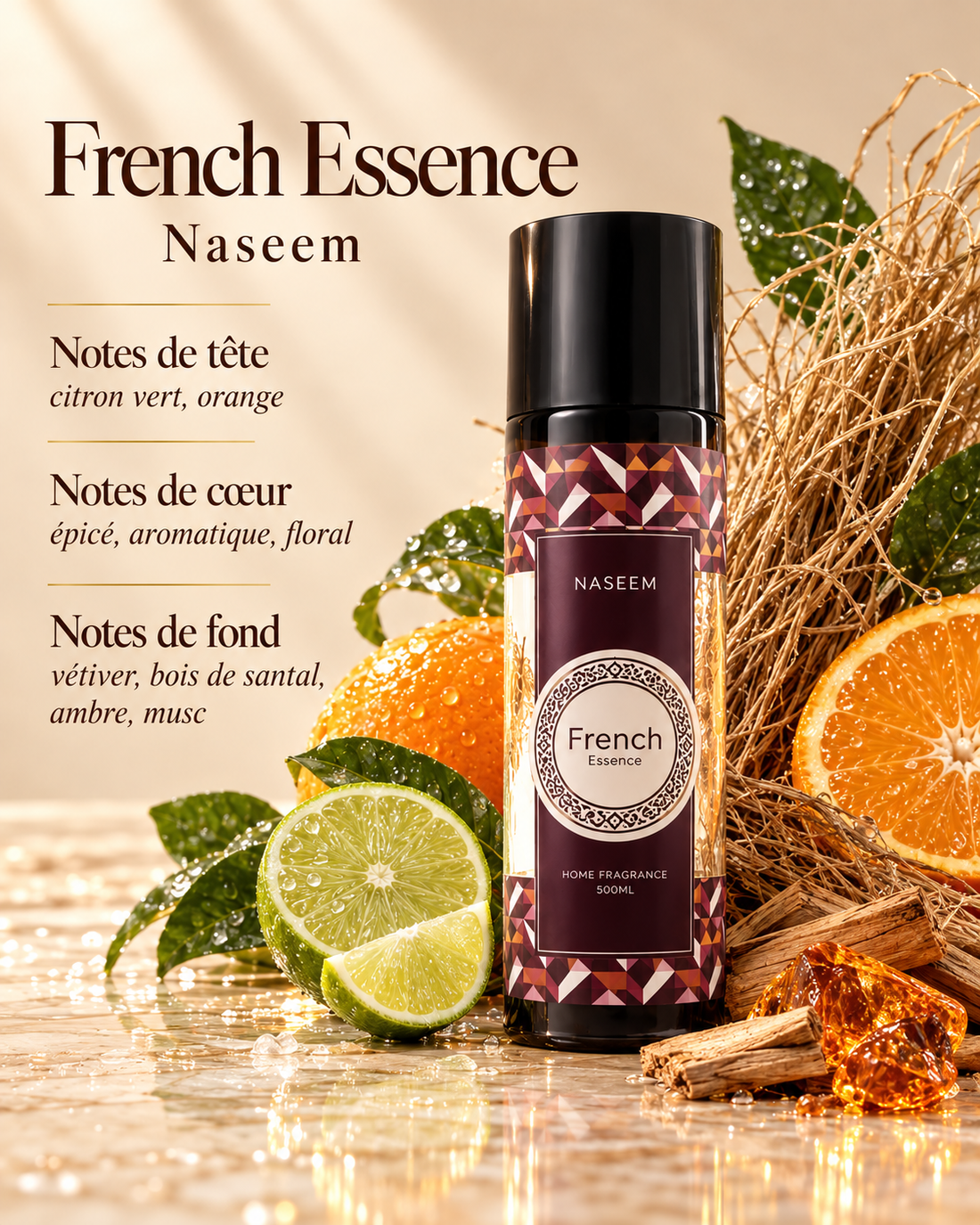 French Essence Room Spray — notes olfactives
