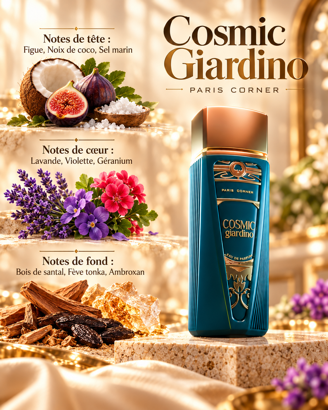 Cosmic Giardino - Paris Corner EDP 100ml — notes olfactives