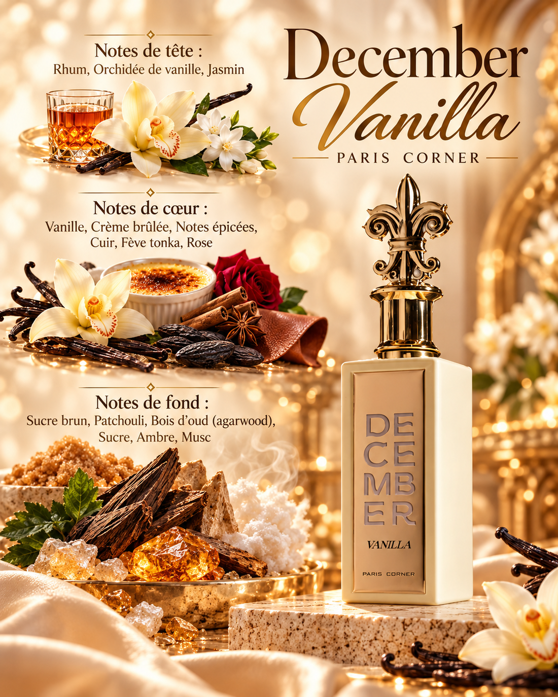 December Vanilla - Paris Corner — notes olfactives