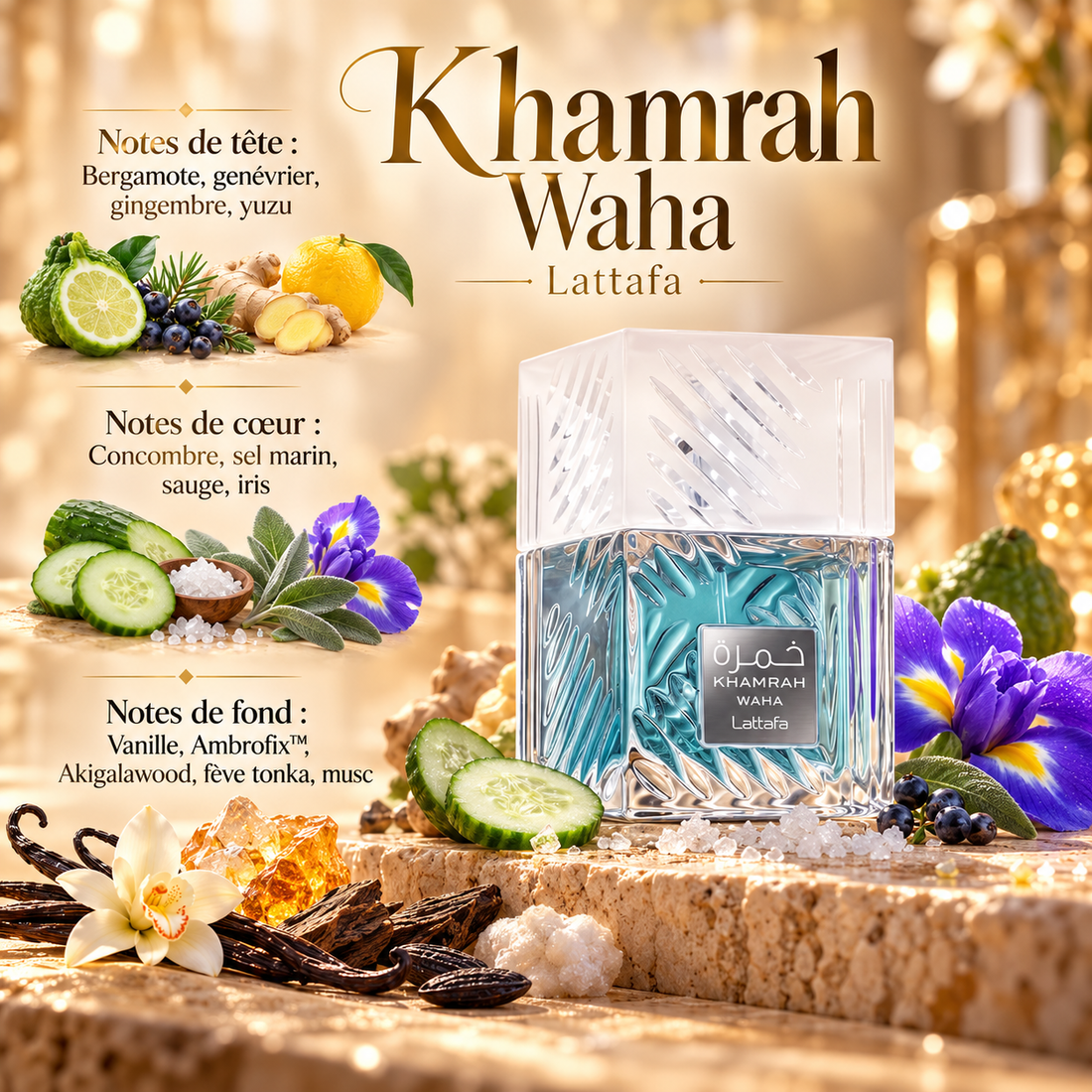 Khamrah Waha — notes de tête, de cœur et de fond