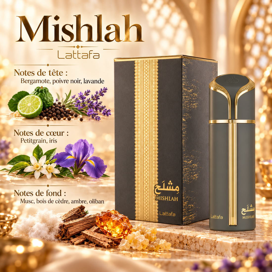 Mishlah — notes de tête, de cœur et de fond