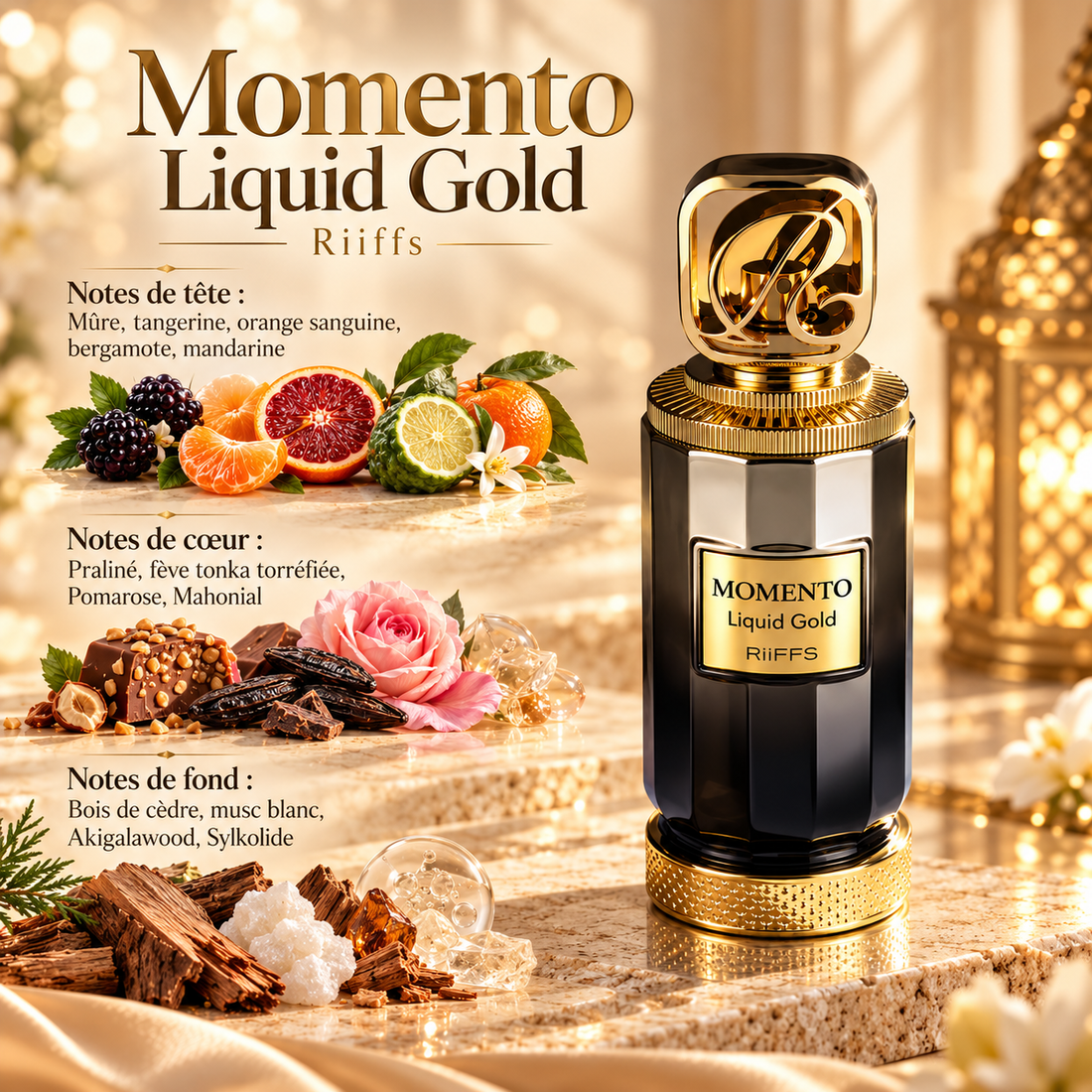 Momento Liquid Gold — notes de tête, de cœur et de fond