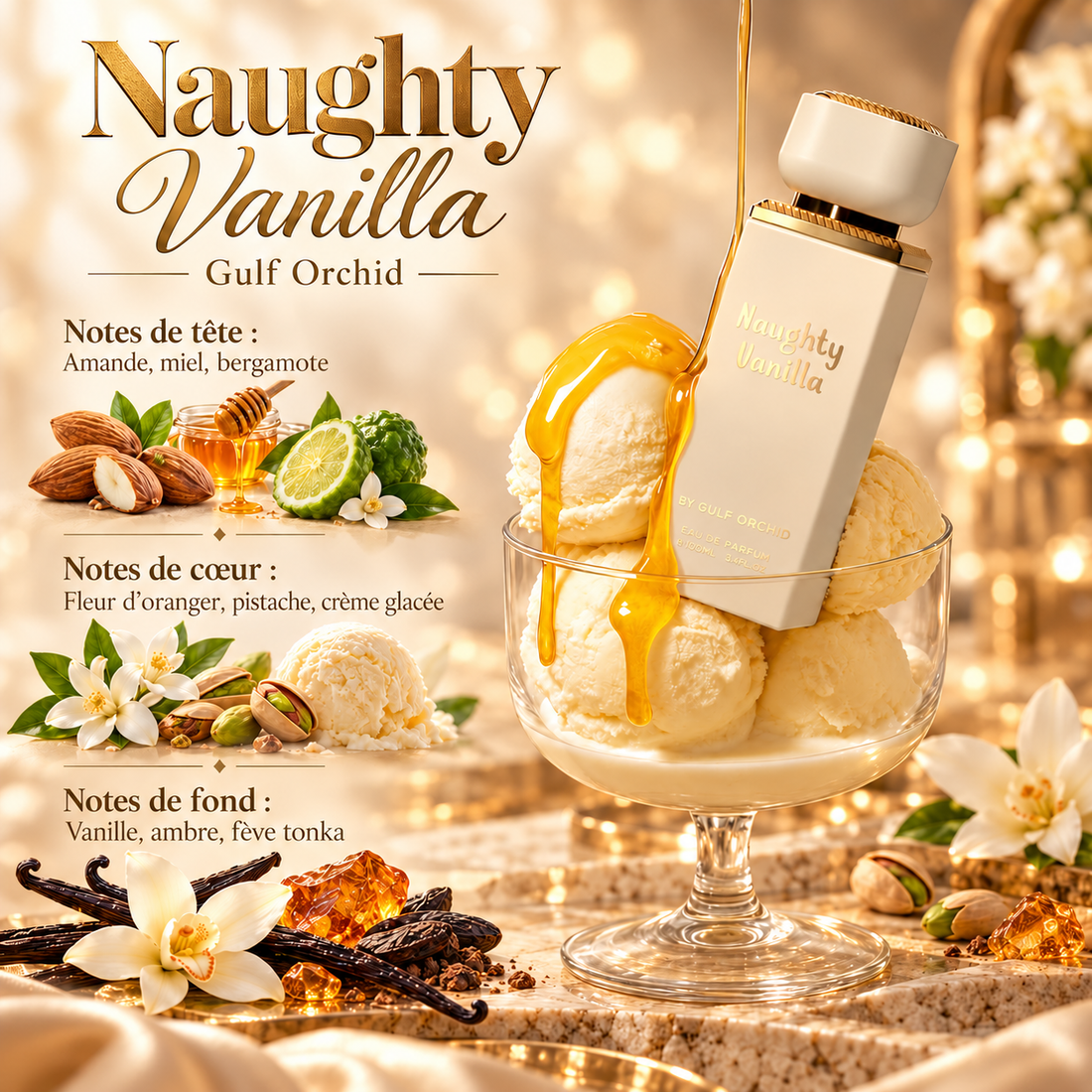 Naughty Vanilla — notes de tête, de cœur et de fond