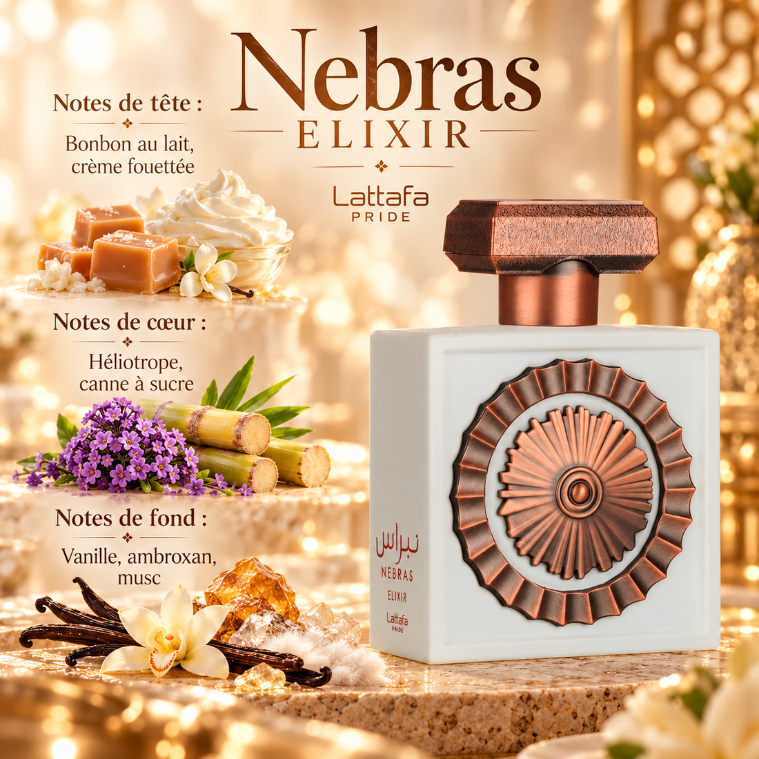 Nebras Elixir — notes de tête, de cœur et de fond