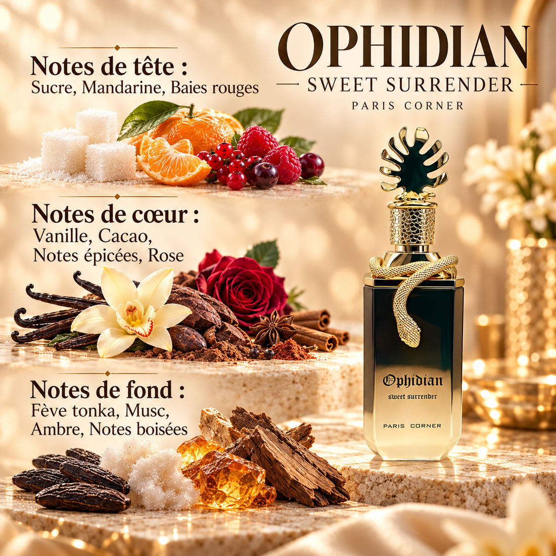 Sweet Surrender — notes de tête, de cœur et de fond