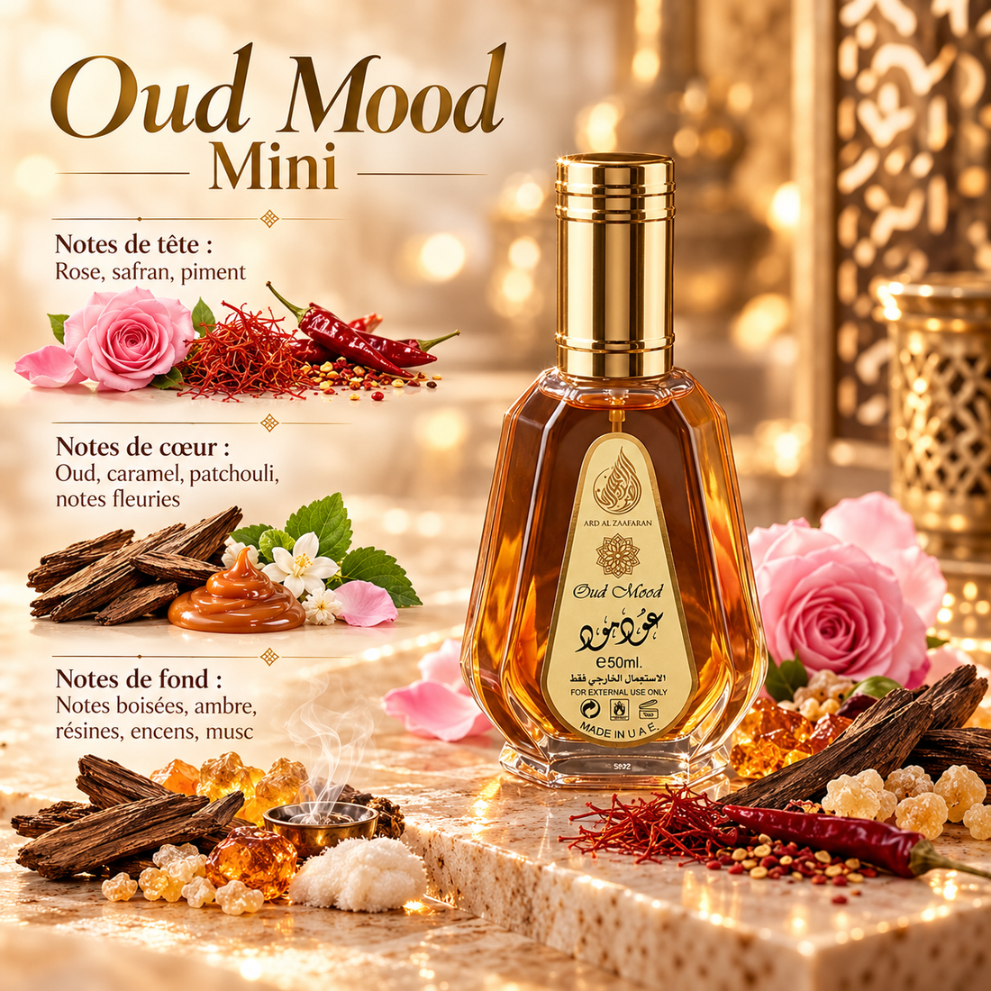 Oud Mood Mini — notes de tête, de cœur et de fond