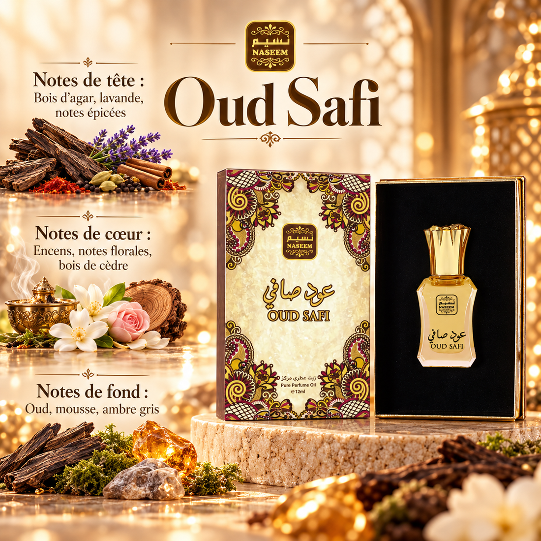 Oud Safi — notes de tête, de cœur et de fond