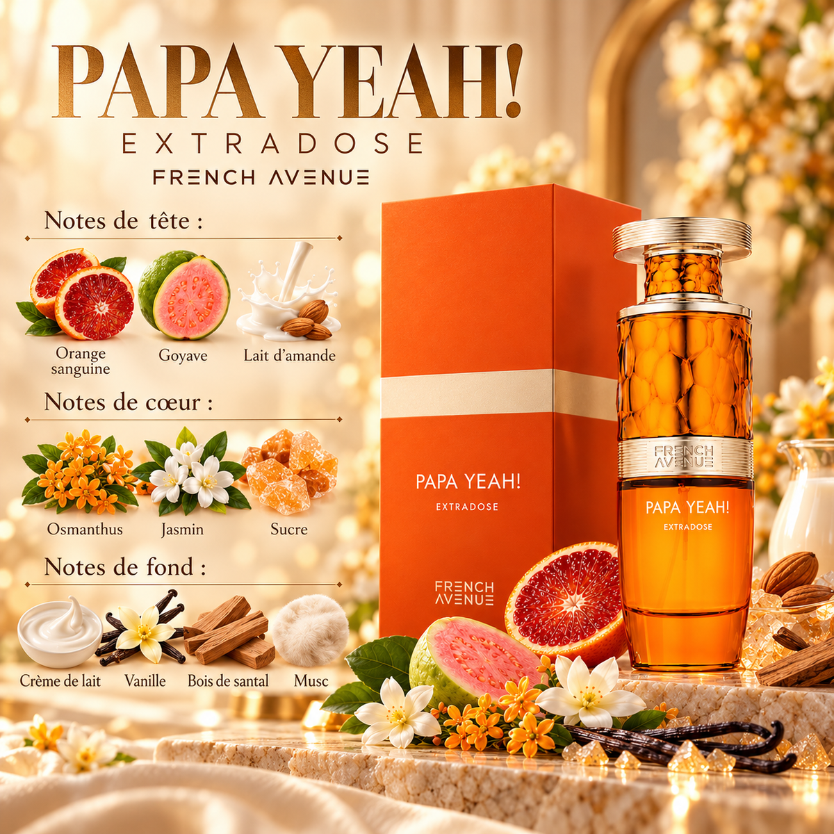 Papa Yeah! Extradose — notes de tête, de cœur et de fond