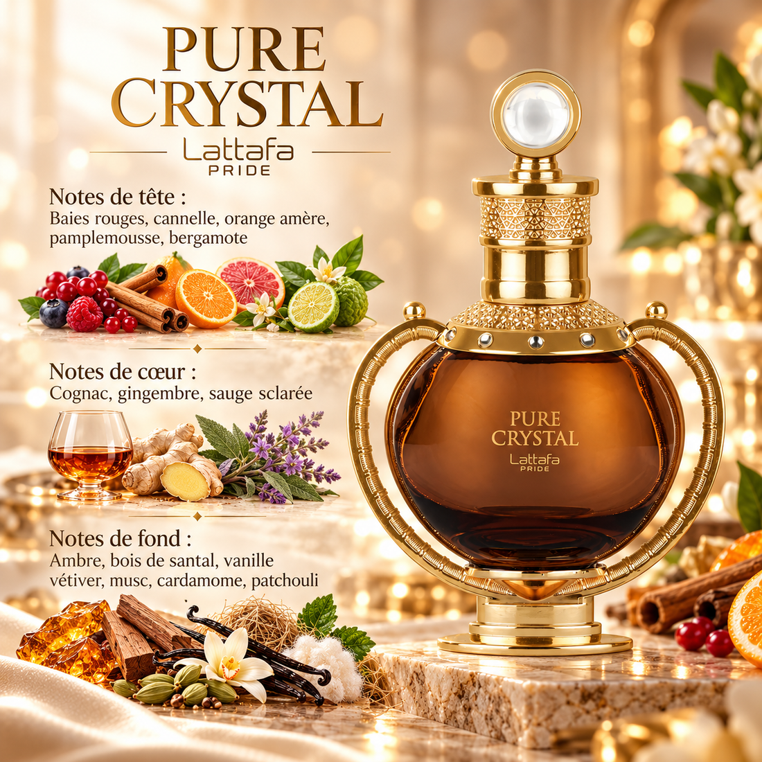 Pure Crystal – notes olfactives
