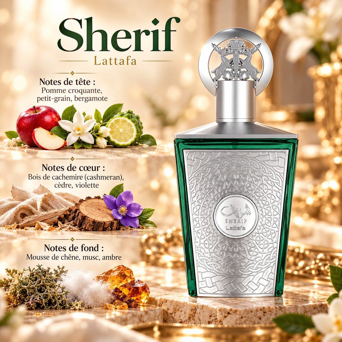 Sherif – notes olfactives