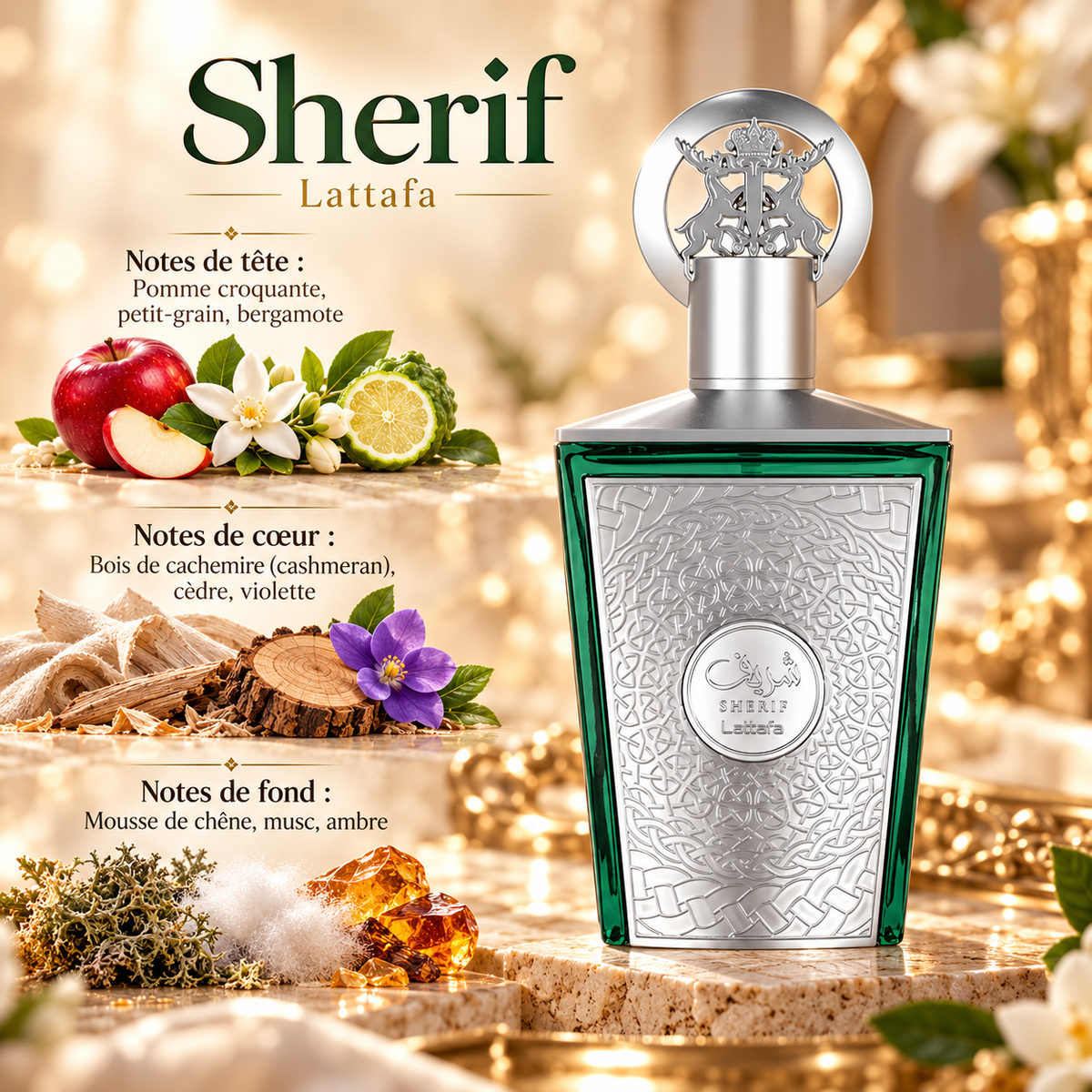 Sherif – notes olfactives