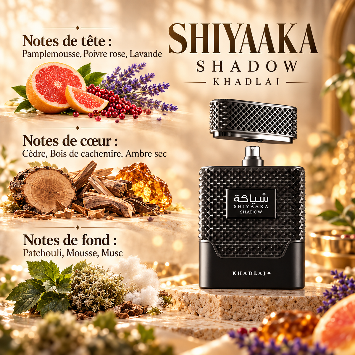 Shiyaaka Shadow — notes de tête, de cœur et de fond
