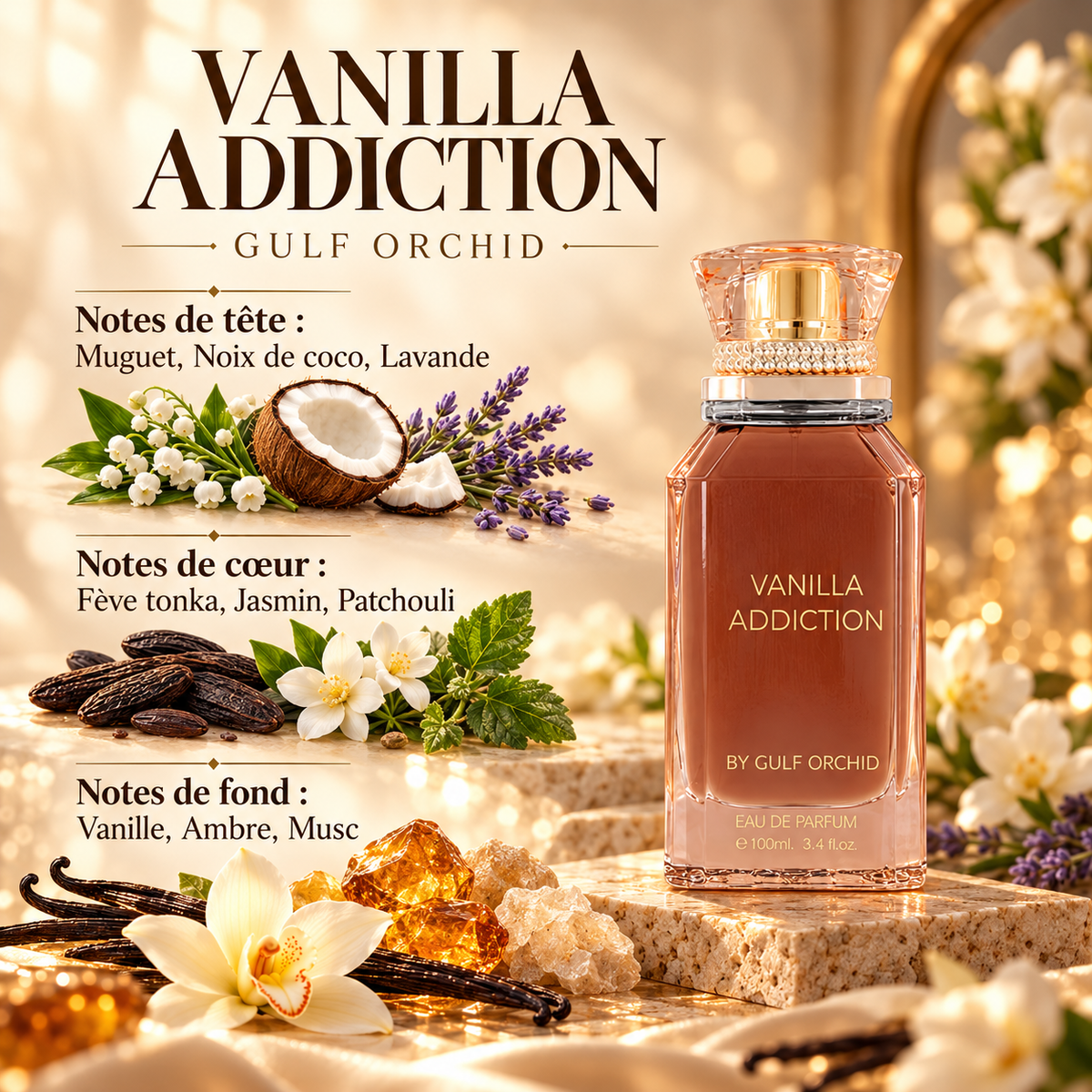 Vanilla Addiction — notes de tête, de cœur et de fond