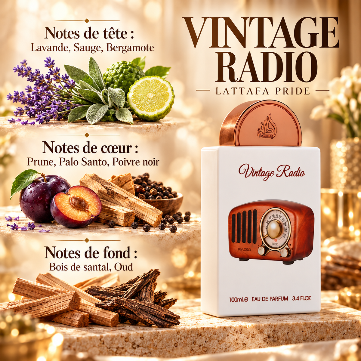 Vintage Radio — notes de tête, de cœur et de fond